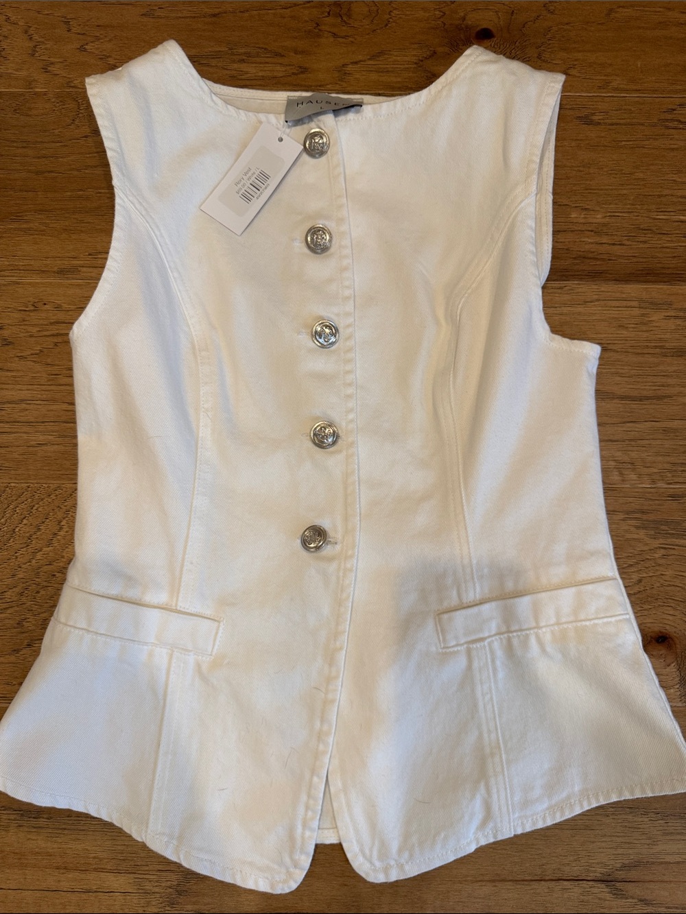 Hausen White Rory Vest